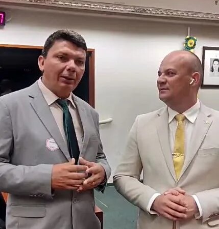 Vereador Francisco Bezerra agradece ao deputado Cabo Gilberto por destinar R$ 200 mil a Santa Terezinha