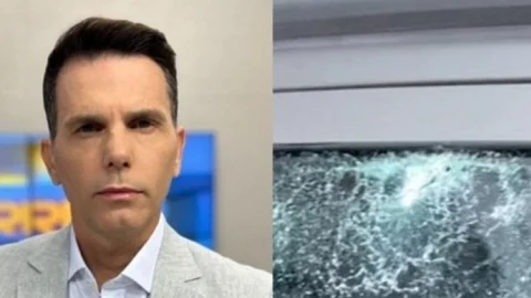 Apresentador de TV tem carro atingido por tiro em tentativa de assalto, na PB