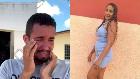 Emocionado, filho de mulher vítima de feminicídio na cidade de Patos chora ao falar sobre morte da mãe: “Trabalhadeira, só pensava em vencer na vida com os filhos”