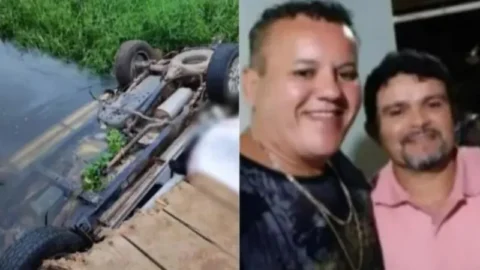 Carro despenca de ponte e mata duas pessoas, na PB
