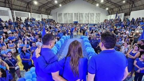 Multidão prestigia convenção do União Brasil e do MDB, de Suélio e Patrício, em Catingueira