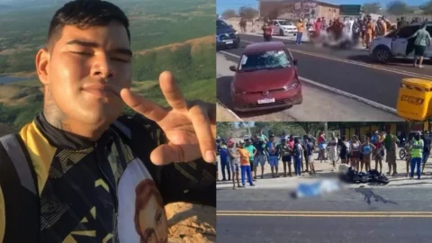 Jovem morre em grave colisão entre carro e moto na BR-230, em Santa Luzia-PB