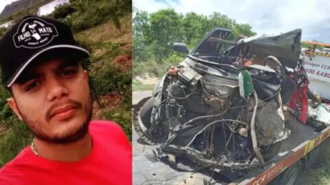 Jovem de Patos morre em acidente envolvendo carreta e carro em Mato Grosso do Sul