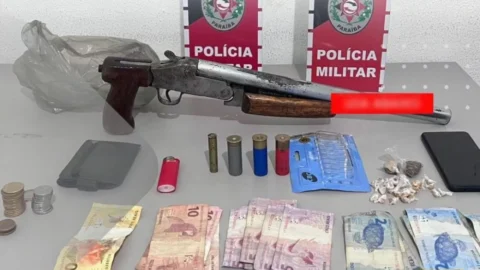 Polícia Militar apreende menor com arma e drogas, em Patos