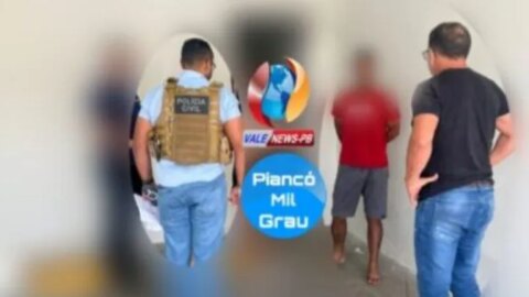 Polícia Civil prende em Patos terceiro suspeito de homicídio em Piancó
