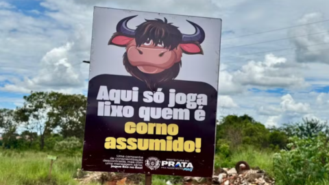 ‘Só joga lixo quem é corno’: prefeito viraliza com ação sobre descarte irregular