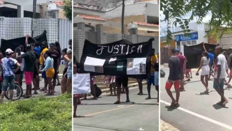 Em Coremas, moradores pedem justiça por jovem que morreu em ação policial