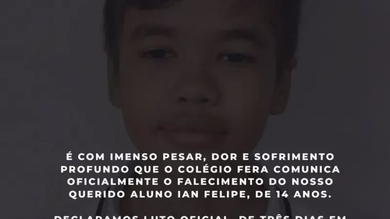 Adolescente que caiu do 6º andar de um prédio em Patos morre no Hospital