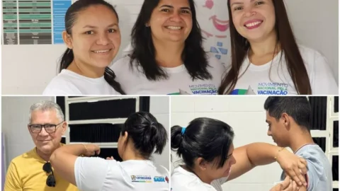 Secretaria de Saúde de Catingueira realiza Dia D de Multivacinação com foco na proteção coletiva