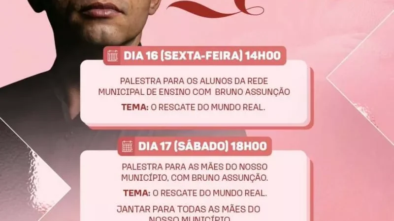 Prefeitura de Catingueira realiza programação especial em homenagem ao Dia das Mães