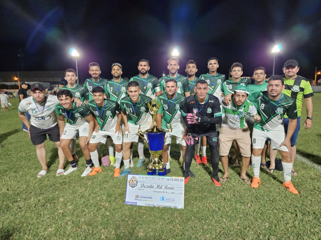 Juventude de Catingueira vence a Seleção de Cacimba de Areia por 3 a 1 e conquista título inédito do Lameirão