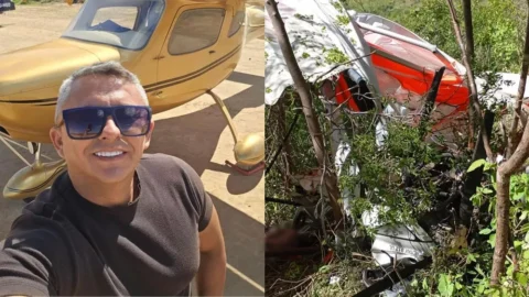 Empresário de Piancó morre em acidente aéreo com ultraleve a caminho de evento em Serra Grande