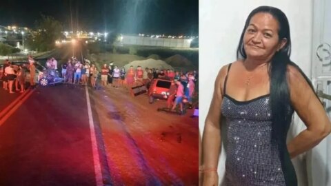 Colisão entre carros deixa mulher morta na BR-361, em Patos