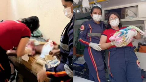 SAMU realiza parto natural e humanizado em residência de Catingueira e emociona equipe