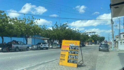 Preço da gasolina dispara e já passa de R$ 7,00 em Patos