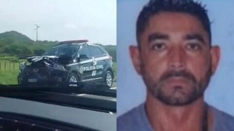 Homem morre após ser atropelado por viatura da Polícia Civil, entre Patos e São Mamede