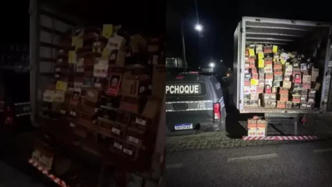 Carga de cosméticos avaliada em mais de R$ 200 mil, furtada na Bahia, é recuperada pela PM em Patos