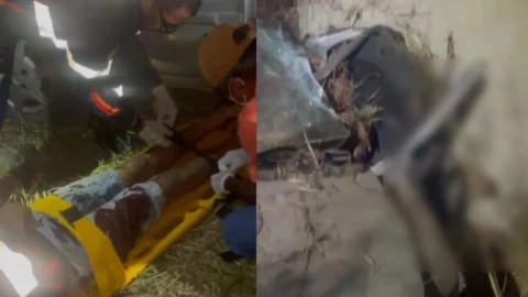 Motorista tem braço decepado e fica gravemente ferido após acidente no Vale do Piancó