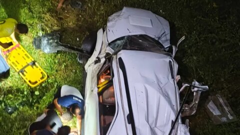 Grave acidente deixa homem ferido na entrada da cidade de Catingueira