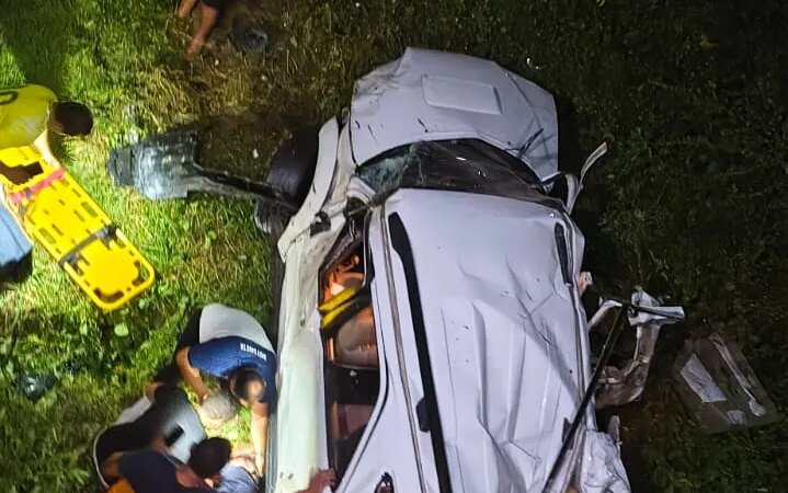 Grave acidente deixa homem ferido na entrada da cidade de Catingueira
