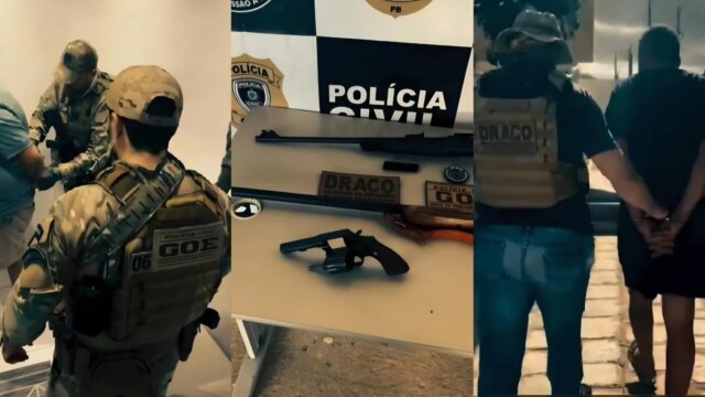 DRACO deflagra operação em Patos e retira armas de fogo de circulação