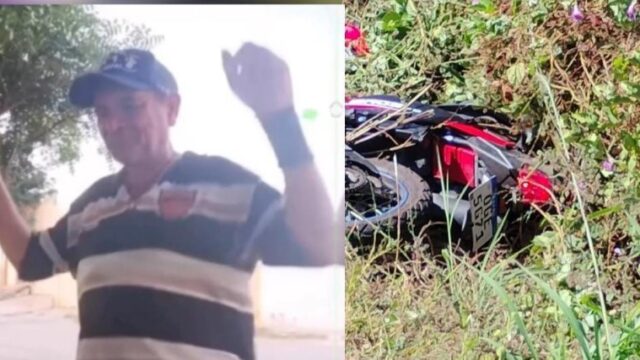 Vendedor de algodão-doce morre em acidente de moto em Piancó