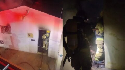 Incêndio destrói residência em Patos; Corpo de Bombeiros evita danos maiores