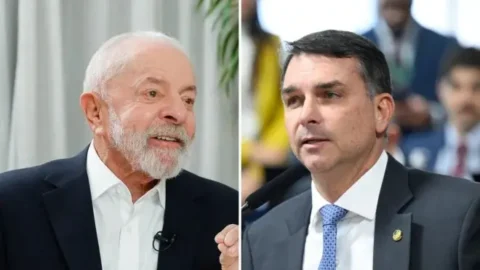 Lula tem 41% e Flávio 35% no 1º turno, aponta pesquisa PoderData/Aya