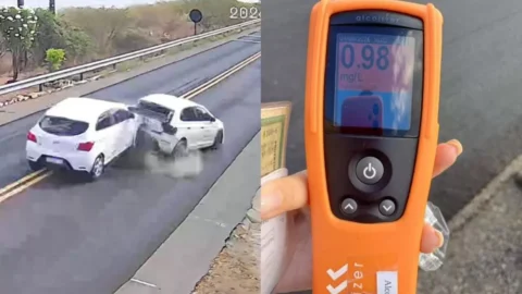 Motorista embriagado é preso pela PRF após provocar colisão e atingir veículo da Prefeitura de Patos na BR-230