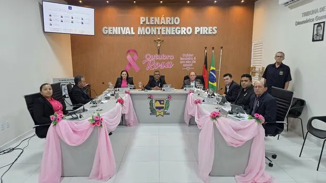 Câmara de Catingueira homenageia município pelos 67 anos e reforça Campanha do Outubro Rosa; veja o vídeo